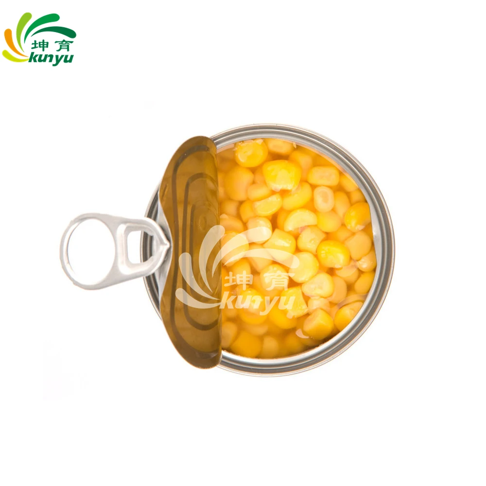 Easy Open Tinned 425G Corn Kernels Customize Canned Kernel Corn Vegetables Canned Baby Corn