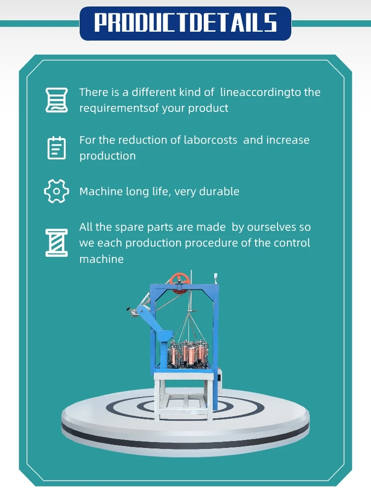 Cable, steel wire, iron wire, steel cable High Speed Copper Wire Hose Braiding Machine Rotary Braiding Machine