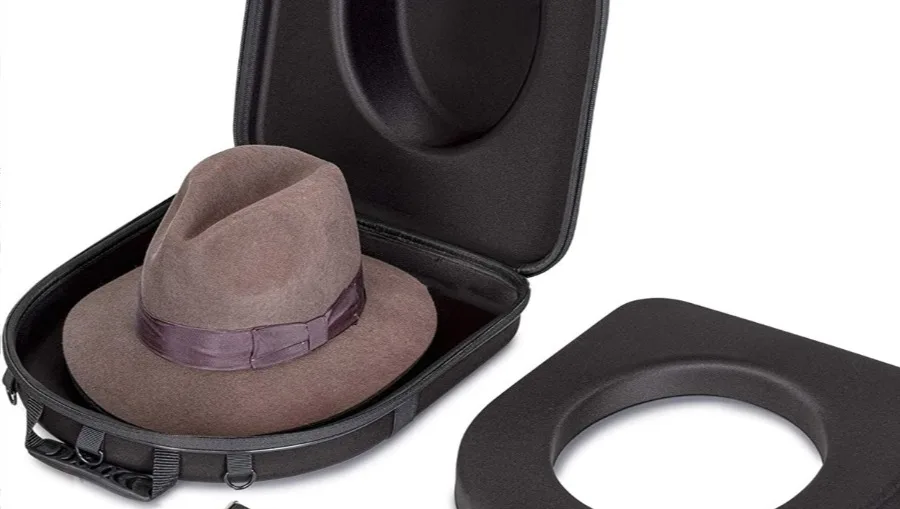 Factory Custom Portable Hard Shell Hat Boxes Eva Baseball Cap Carrying