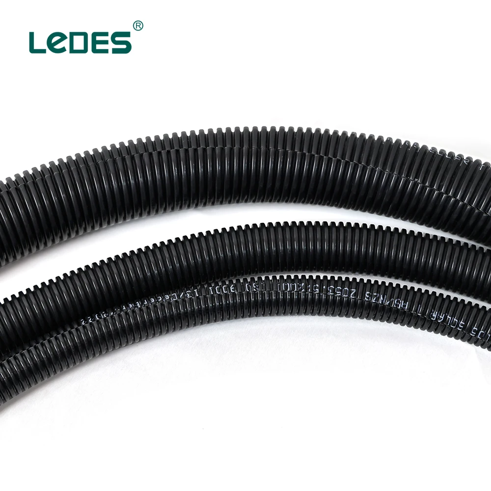 Factory HD Solar Corrugated Conduit Split Black Electrical Conduit Pipe 25mm 32mm