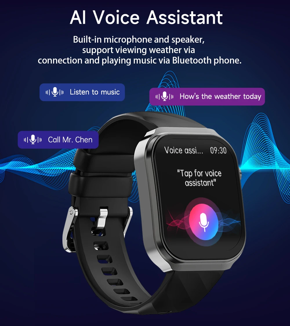 Chinese factory supplier supply  Sanvnet U13 Outdoor Sports Smart Watch 2025 With 2.2inch Ips Screen Heart Rate Fitness Tracker Bt Call Smart Watch For Men Women - Buy Unisex Smart Watch fitness Tracker Smart Watch square Shape Smart Watch ips Screen Smart Watch sleep Tracking Smart Watch square Shape Smart Watch sleep Tracking Smart Watch silica Gel Band Smart Watch ip67 Waterproof Smart Watch