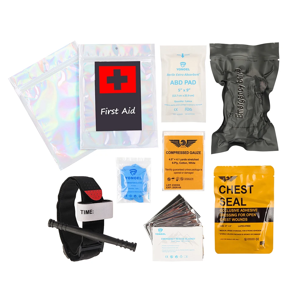 Rescue Outdoor Waterproof Tactical Survival Trauma Ifak Pouch First Aid ...
