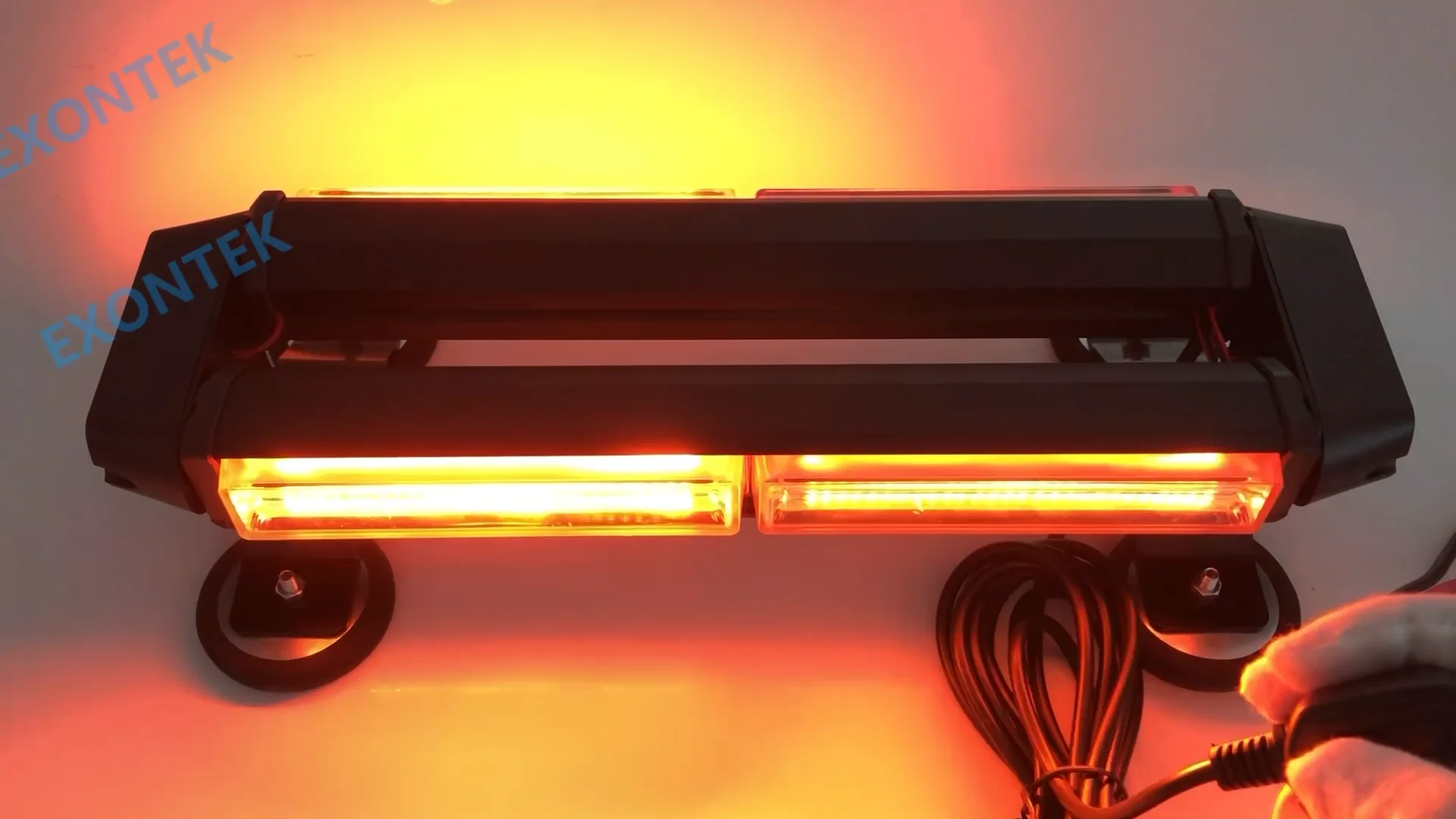 96w 12v-24v Cob Led Barre Lumineuse Stroboscopique Pour Cabine