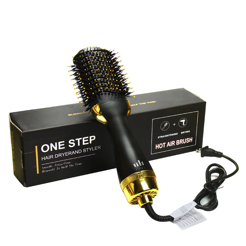 2021 Portable One Step Hair Brush Dryer and Volumizer Styler Hair Dryer Comb Professional Hair Dryer