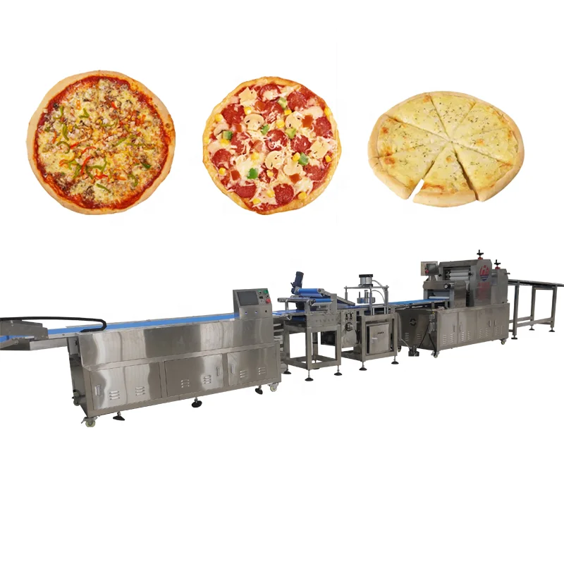 Fully Automatic Pizza Production Line Frozen Pizza Production Line Forming Making Machine