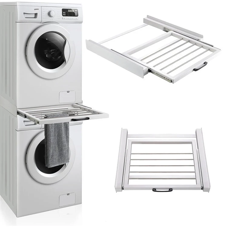 Washing Machine Tumble Dryer Stacking Kit With Laundry Shelf Tray Universal Fit