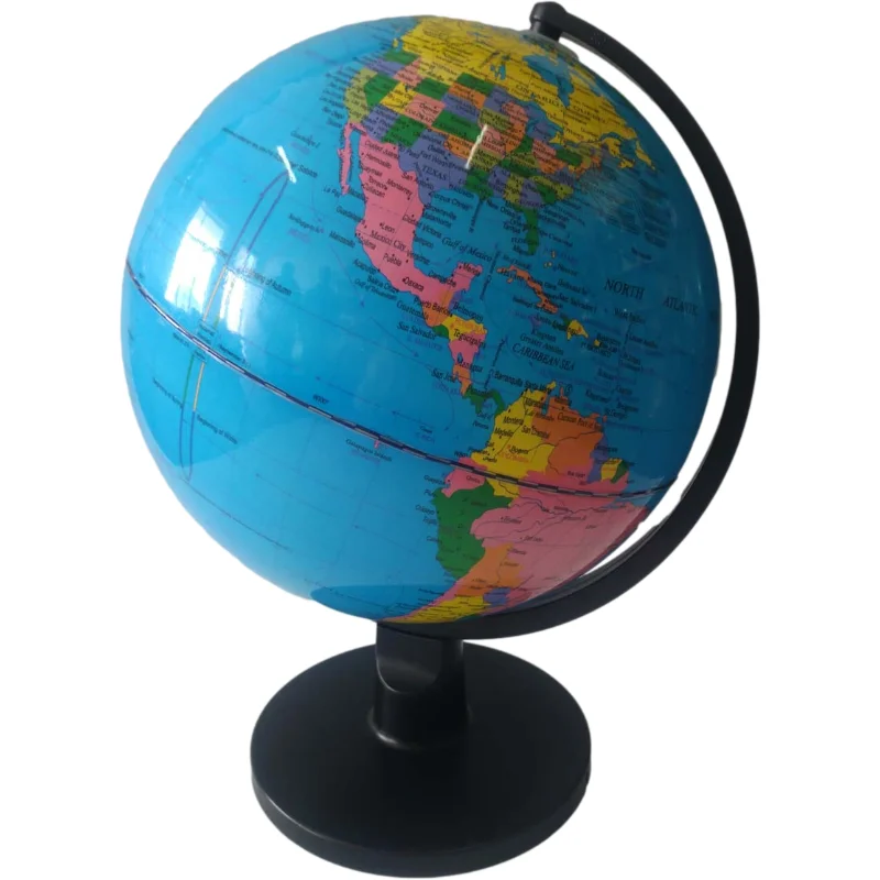 Attractive price new type  decorative geography world map globe for geography globe 32cm plastic earth globe