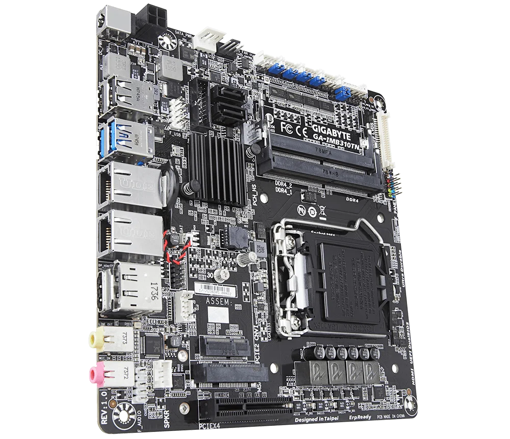 Gigabyte Motherboard GIGABYTE GAIMB310TN LGA1151 Thin MiniITX