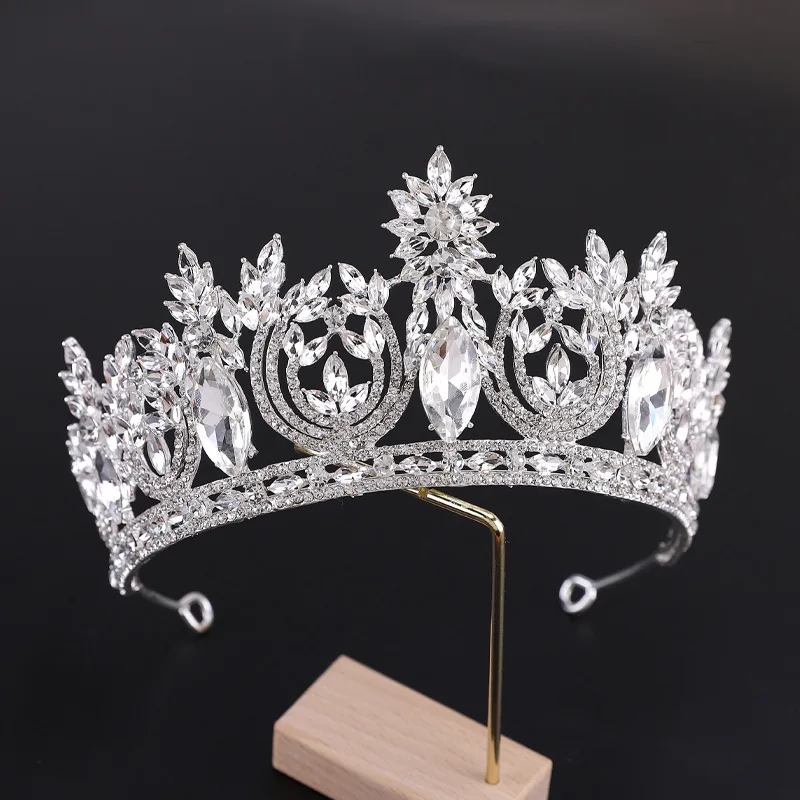 Модные Элегантные Свадебные короны для женщин свадебный подарок аксессуары волос Тиары и