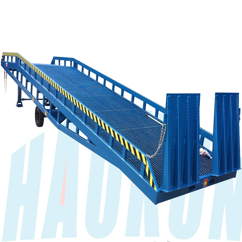 1-10 12 15 Ton Mobile Forklift Ramp Loading Platform Movable Slope Load Capacity for Farm Industry