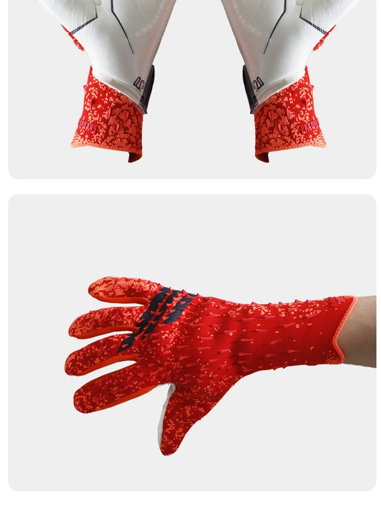 Custom Latex Goalkeeper Gloves German Latex Breathable Soccer Gloves