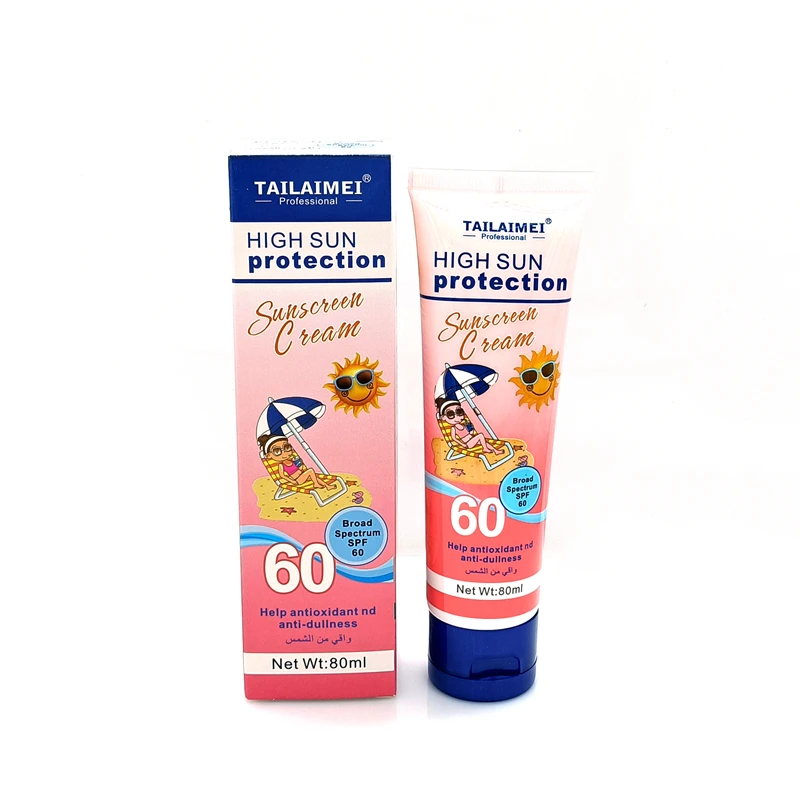 SC009 TAILAIMEI Spf 60 Suncream Protection Sun Protector Cream Block for Face Moisturizing Skin Care Organic Sun Screen Cream