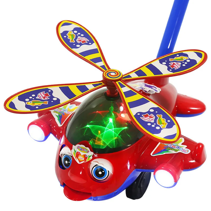 Push The Plane Toddler Toys Small Bell Puzzle Toy For Children Airplane  Educational Plastic Baby Toddler 2021 - Railed/motor/cars/bicycles -  AliExpress