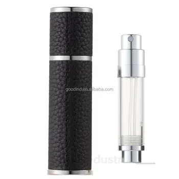 5ml Empty Portable Aluminum Pocket Perfume Atomizer - Leak-Proof, Refillable Mini Spray Bottle for Travel & Daily Use