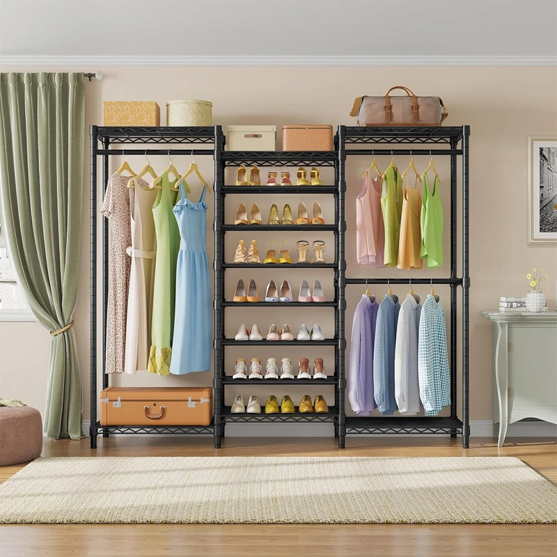 Heavy Duty Garment Rack - Organize Your Closet Efficiently