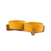 two Orange+Wooden chassis