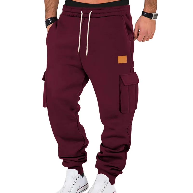 Men's Plus Size Cargo Pants Funky Free Pattern Canvas Straight Style Thrift Clothes Wholesale in Canvas Fabric