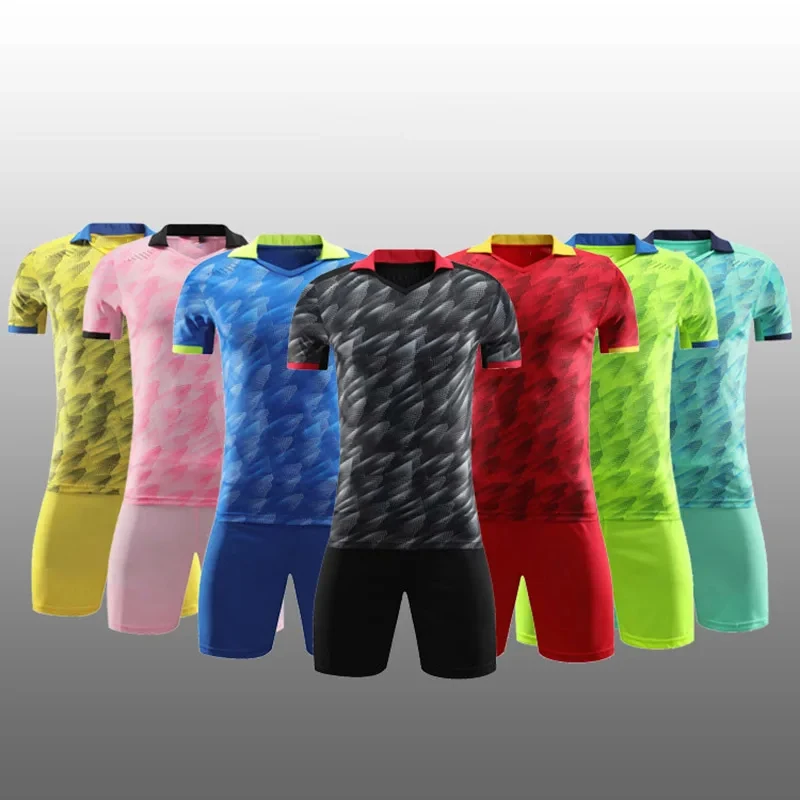 Custom Sublimation Printing Mens Football Training Jersey Dry Adults Kids Soccer Jerseys Sets