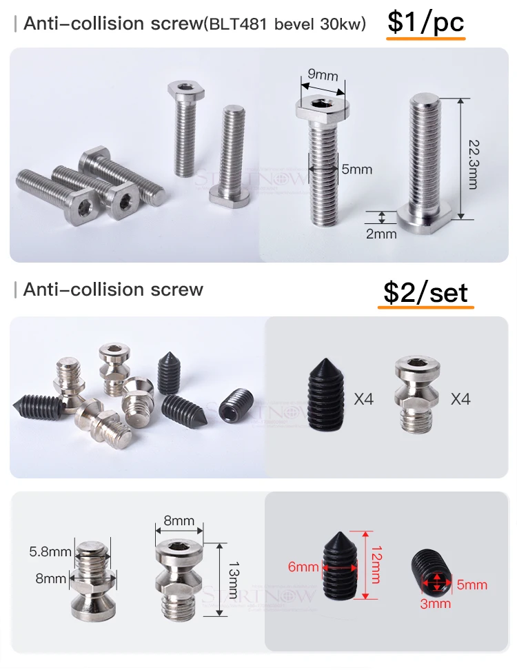 Raytools BT210S BT230 BT240S BM111 BM109 BM112 Fiber Laser Cutting Head Nozzle Connection Parts Laser Nozzle Sensor Connector