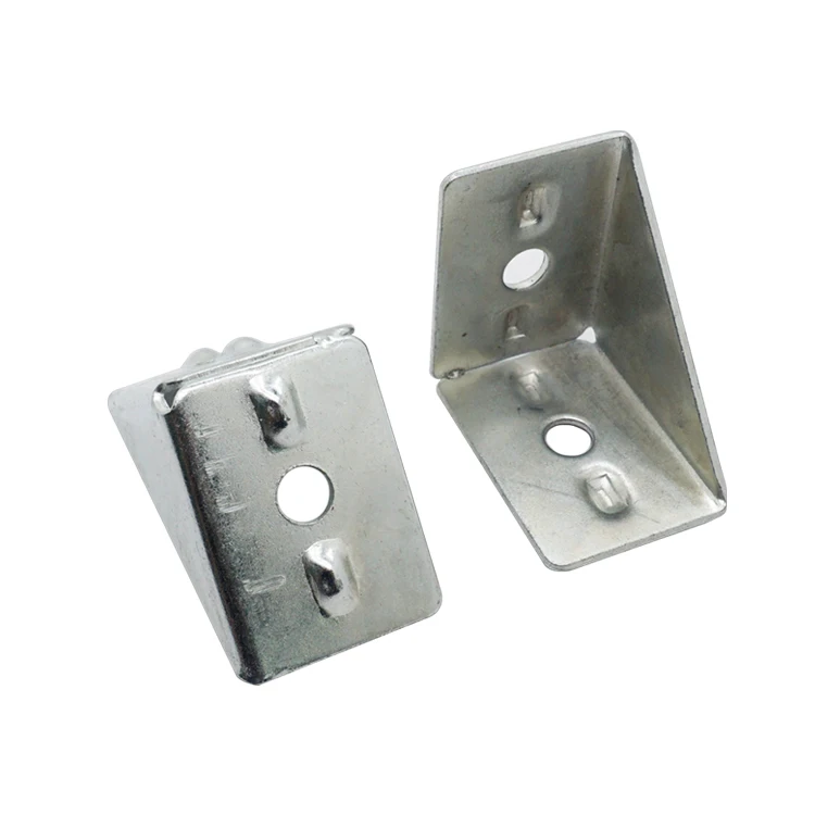 4052 Carbon Steel Galvanized Corner Code 4040 Aluminum Profile Corner Fittings Connection L Corner Seat Fixing Parts manufacture