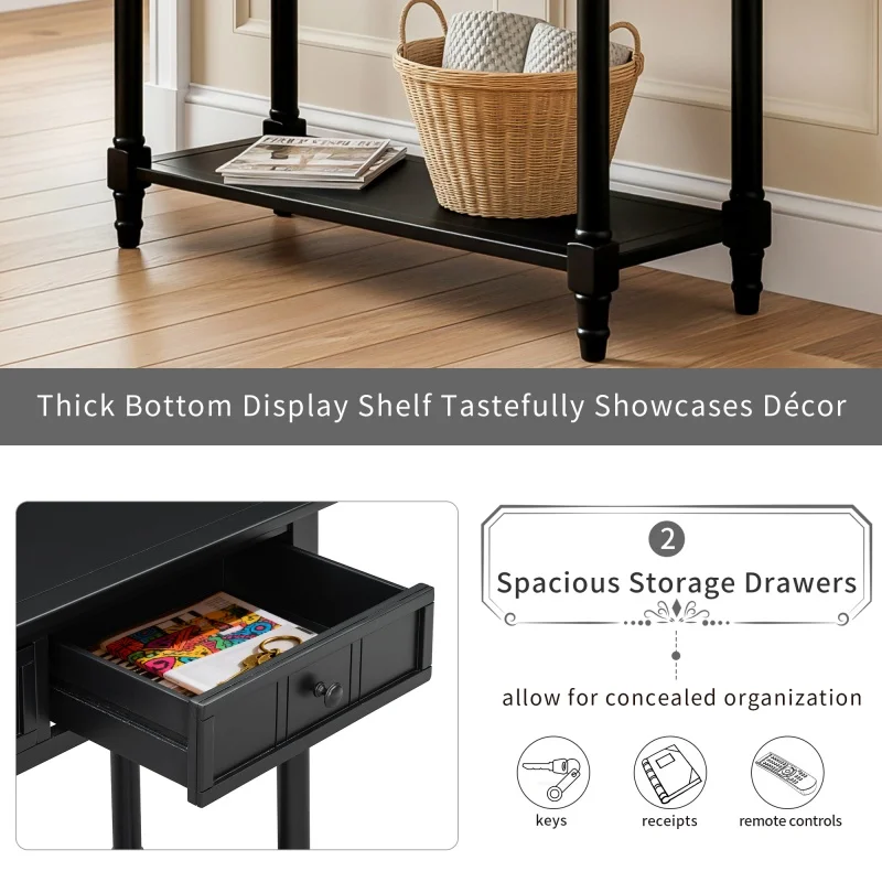 Elvarenae Noelle Carved Console Table — product detail