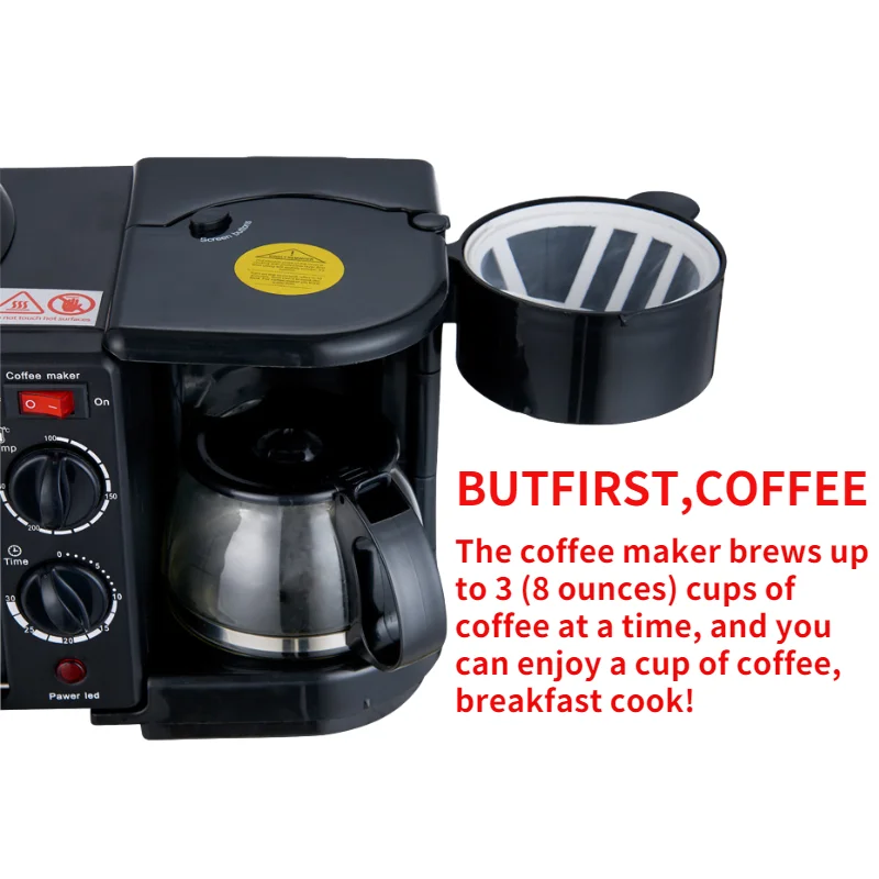 Support OEM Automatic Multifunction Household 3in One Oven Multifunction 9L 3 in 1 Breakfast Maker