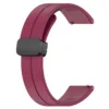 7#Burgundy [Black Buckle]