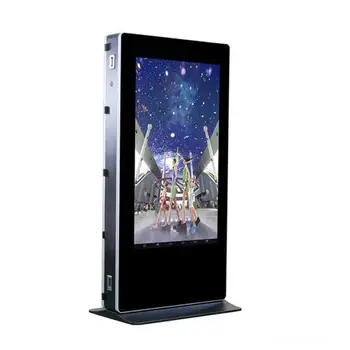 Customization 3D 4K Full Screen Floor Stand Digital Signage Kiosk Digital Signage And Displays