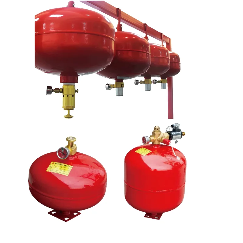 FM200 Hanging Gas Fire Extinguisher Device Steel Material Foam Agent in Volumes of 10L/20L/30L Fire Fighting Equipment Supplier