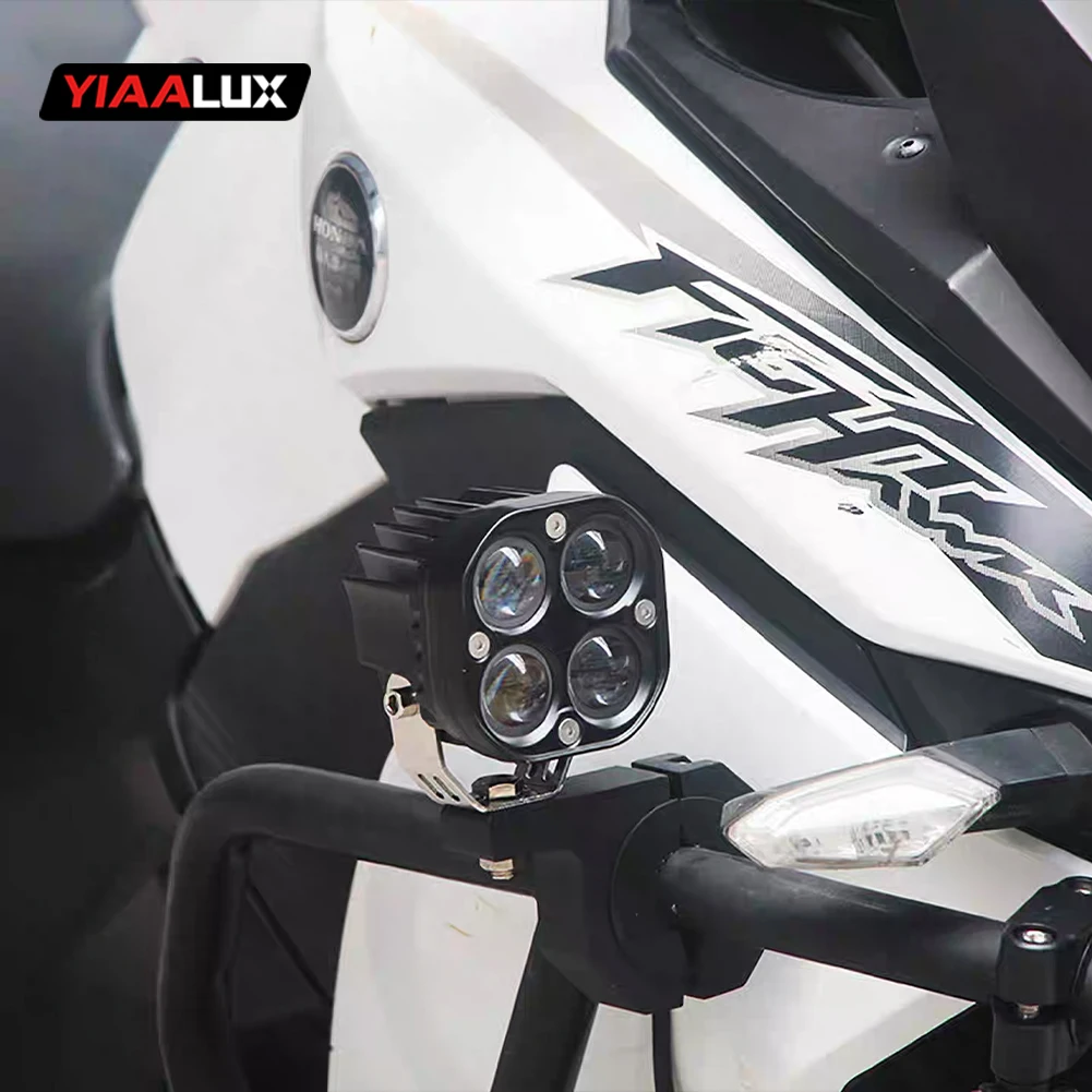 product super bright motorcycle auxiliary light quick heat dissipation motorbike spotlight for night driving one key control fog light-3