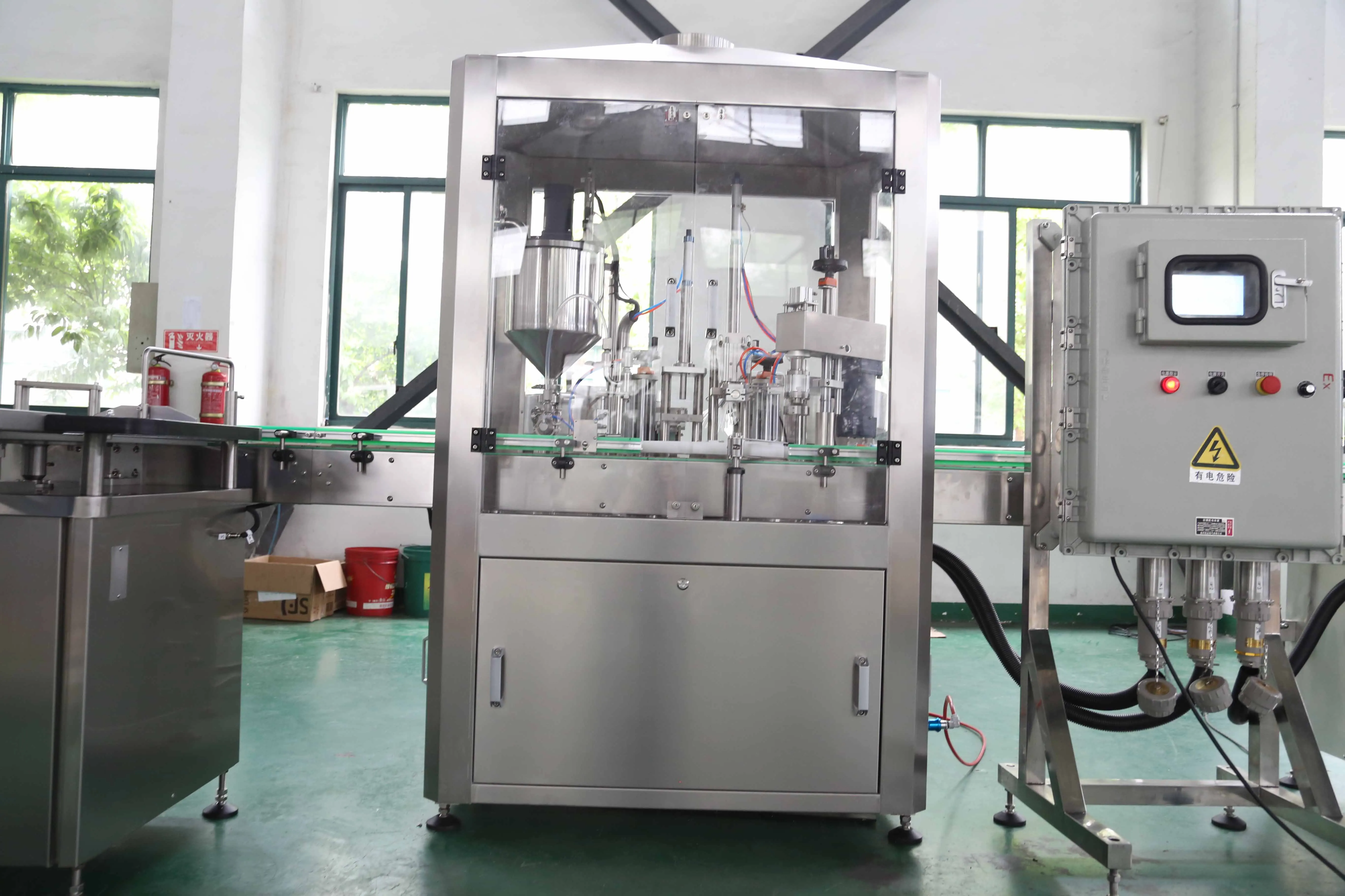 High-Accuracy Automatic Perfume Filling Machine Liquid Oil  Spray Bottle  Filling Sealing Machine manufacture