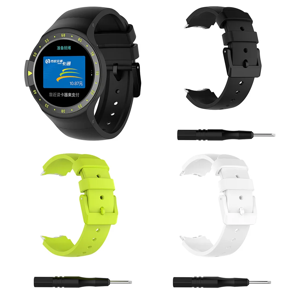 Shanhai For Ticwatch S Watch Band Replacement Accessory Silicone Bracelet  Strap For Ticwatch S (sport) Smartwatch With Tools - Buy For Ticwatch S  Replacement Band Replacement Silicone Wrist Band Strap For Ticwatch