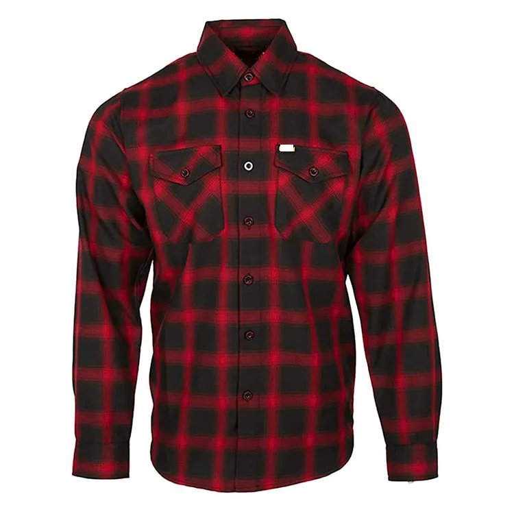 Men's Brand Button Down Checked Flannel Shirts - Buy Formal Checked ...