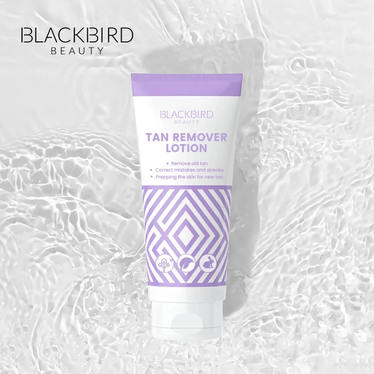 Private Label Customized Logo Natural Tanning Removing Cream Fake Self Tanning Remover Lotion OEM Tan Remove Body Lotion