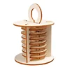 Wooden combination lock