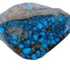 rare bule -color precious stones turquoise Kingman spiderweb turquoise rough from ARIZONA