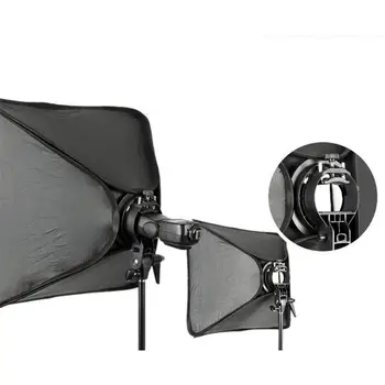 Photo Studio Accessories Godox 60*60cm Portable Foldable Softbox with S Type Bracket Holder for Studio Speedlight detail image