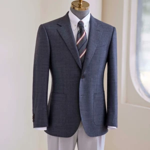 Haute Couture Men's 100% Wool Bespoke Suit 120-150 'Super British Fabric' High Quality Pant Coat Design Plus Size Suit for Men