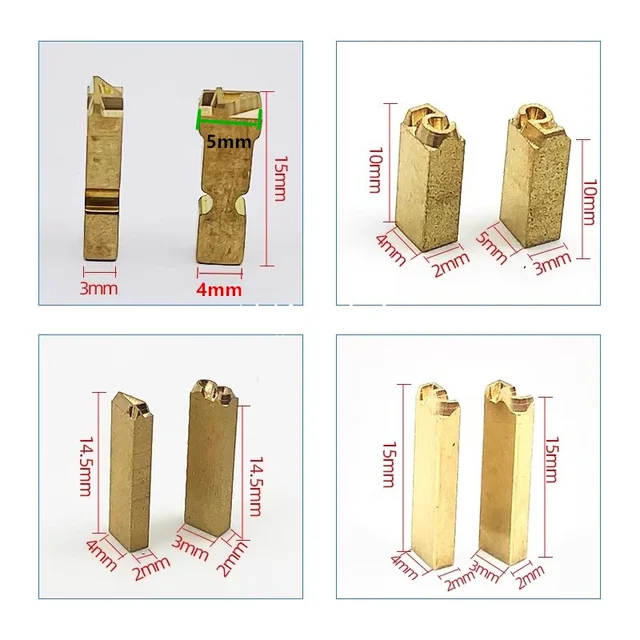 2*3*15Copper Character Coding Machine Accessories Pins & Beads for Date/Batch Coding Label Machines Made in China 4