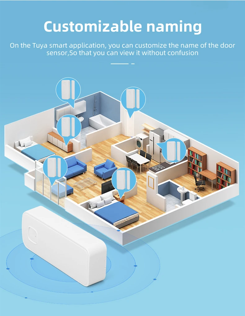 vibrating door magnetic sensor