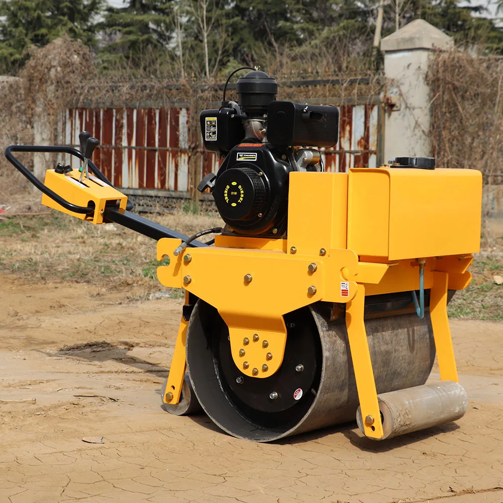 compaction heavy duty self propelled vibratory roller machines changchai diesel wheel road roller