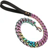 Multicolored dog leash 32mm