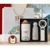 Taza de café+Mini ventilador+Paraguas