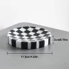Round Black