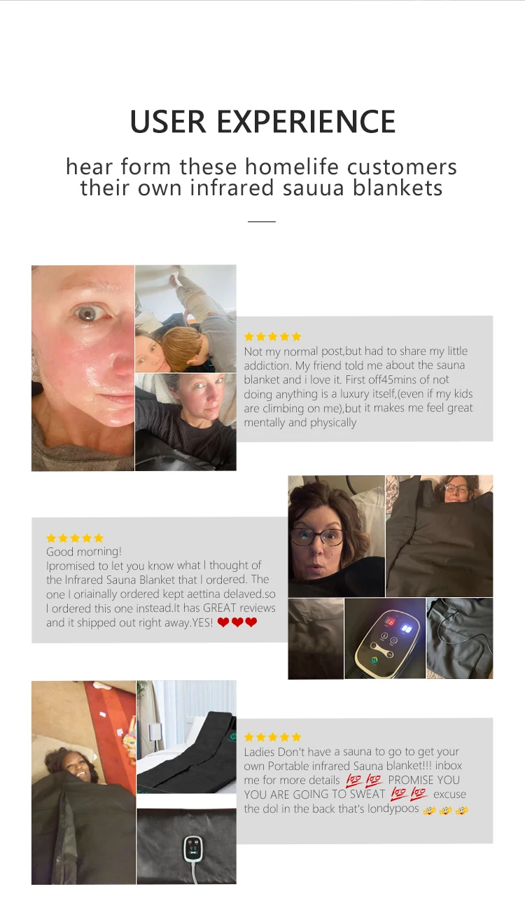 Fuerle Infrared Blanket Ultra Low Emf Infrared Sauna Blanket Detox And