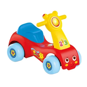 EPT Toys Cartoon Baby Music Free Wheel Function Kids Ride on Car
