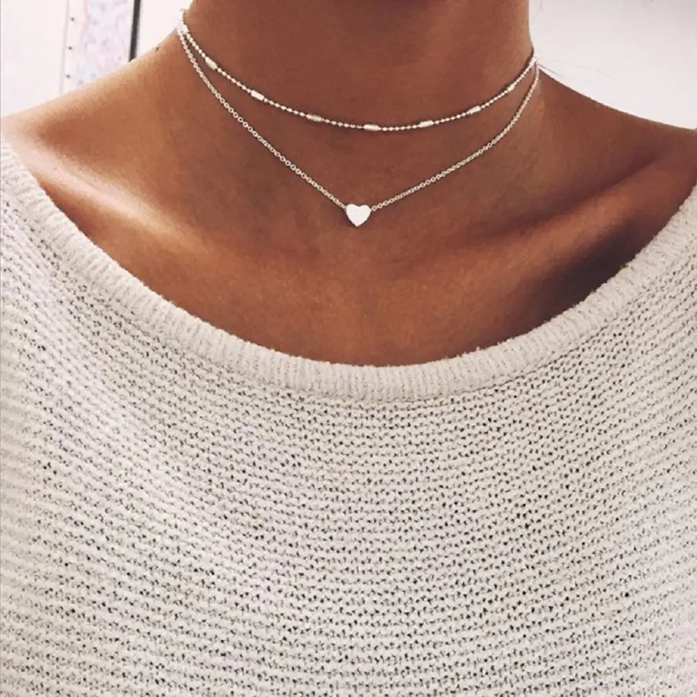 Minimal Heart Choker Multilayer 