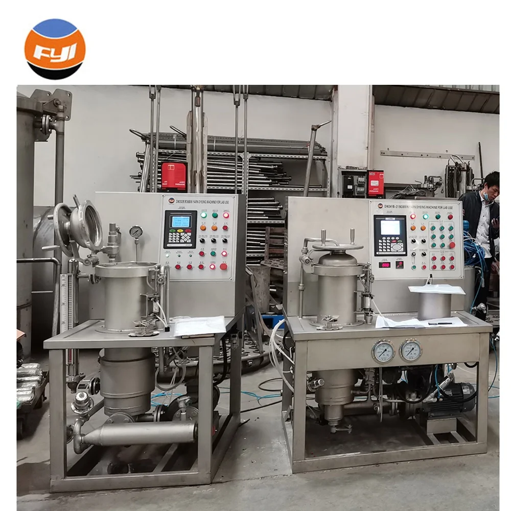 Lab Yarn Dyeing Machine Polyester Yarn Package Dyeing Machine