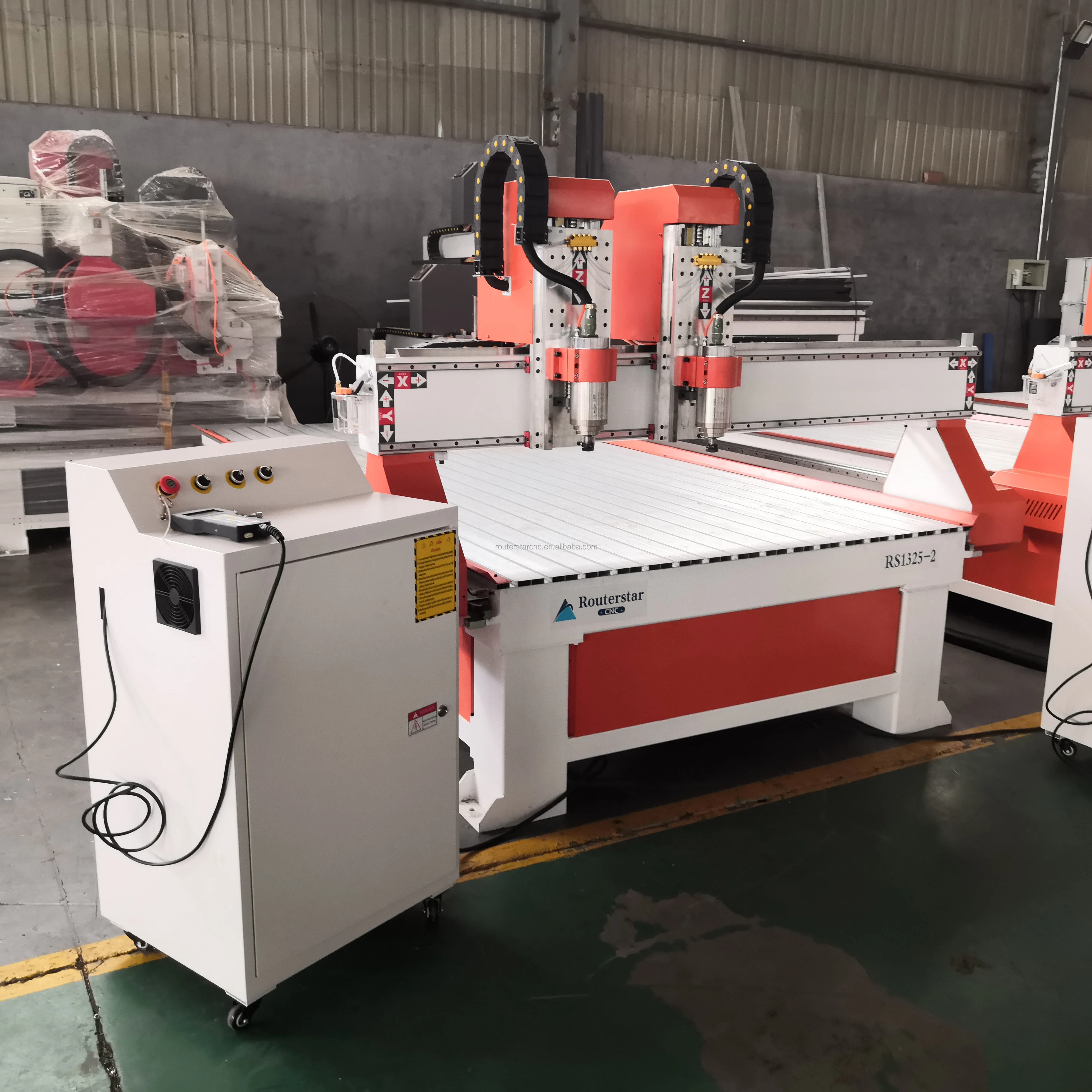 With NK105 CNC Controller 1325 Router Cutting Machine T Slot Table