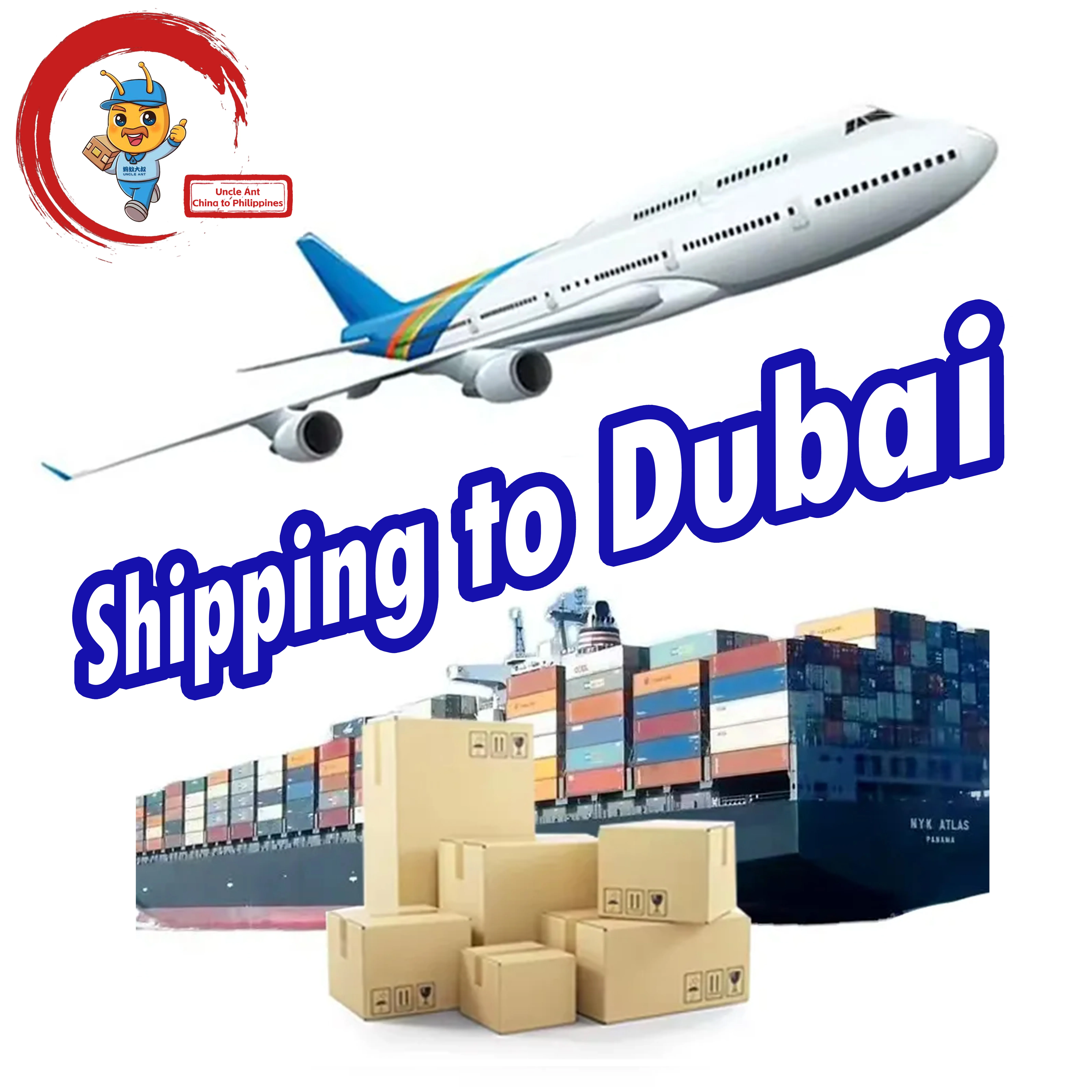 20ft Container Shipping with Large Machines LCL+Express Forwarder to Dubai Shipping Agent for Philippines
